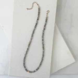 Theia Necklace in Labradorite