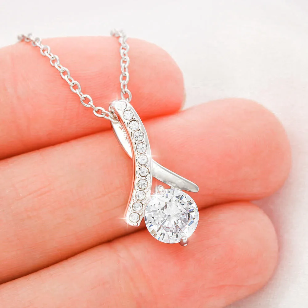 Tie the Knot Bells Maid of Honor Proposal Necklace