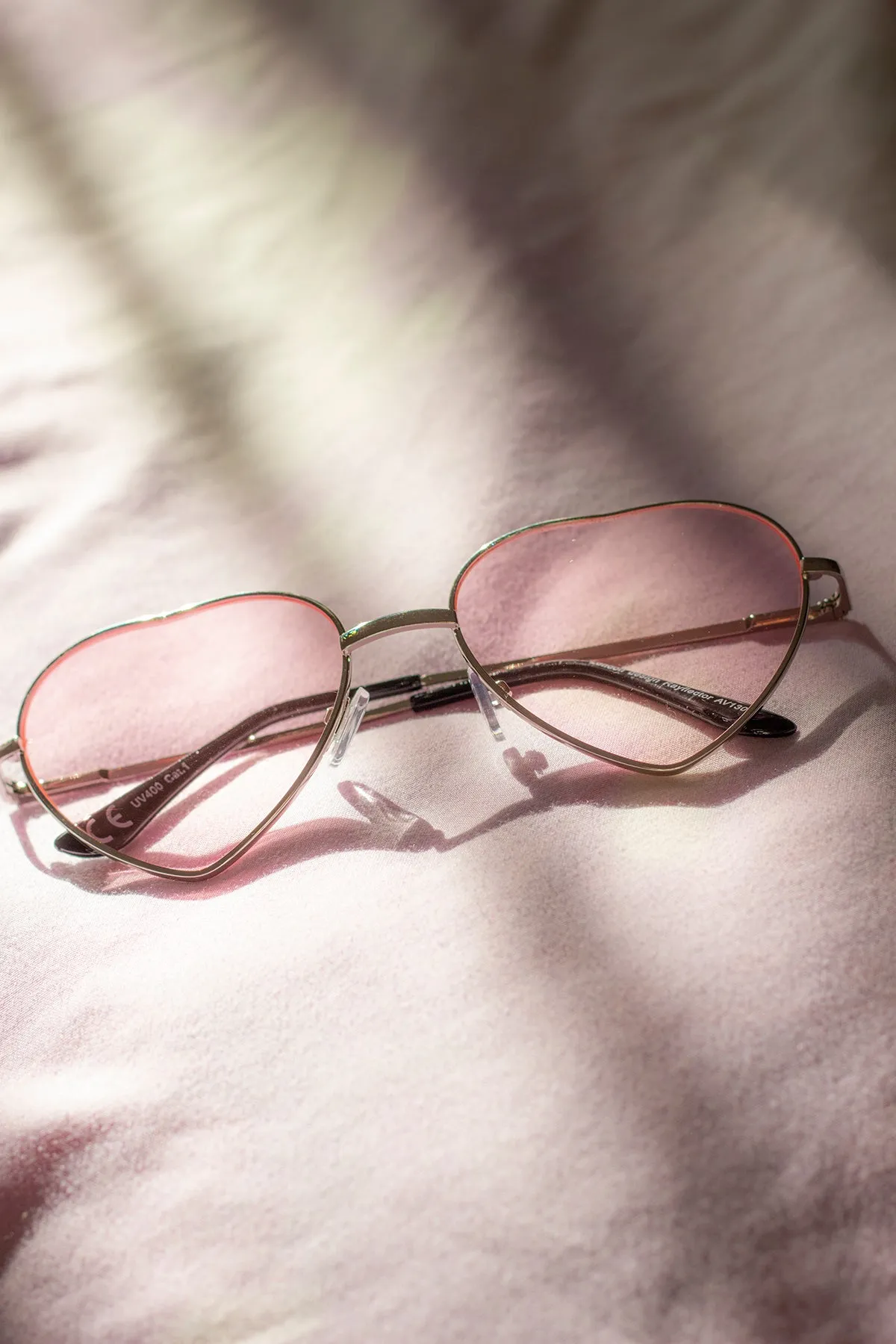 Tint Heart Frame Sunglasses
