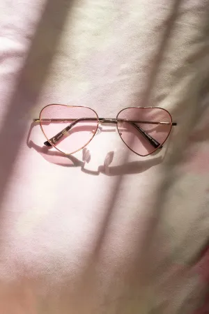 Tint Heart Frame Sunglasses
