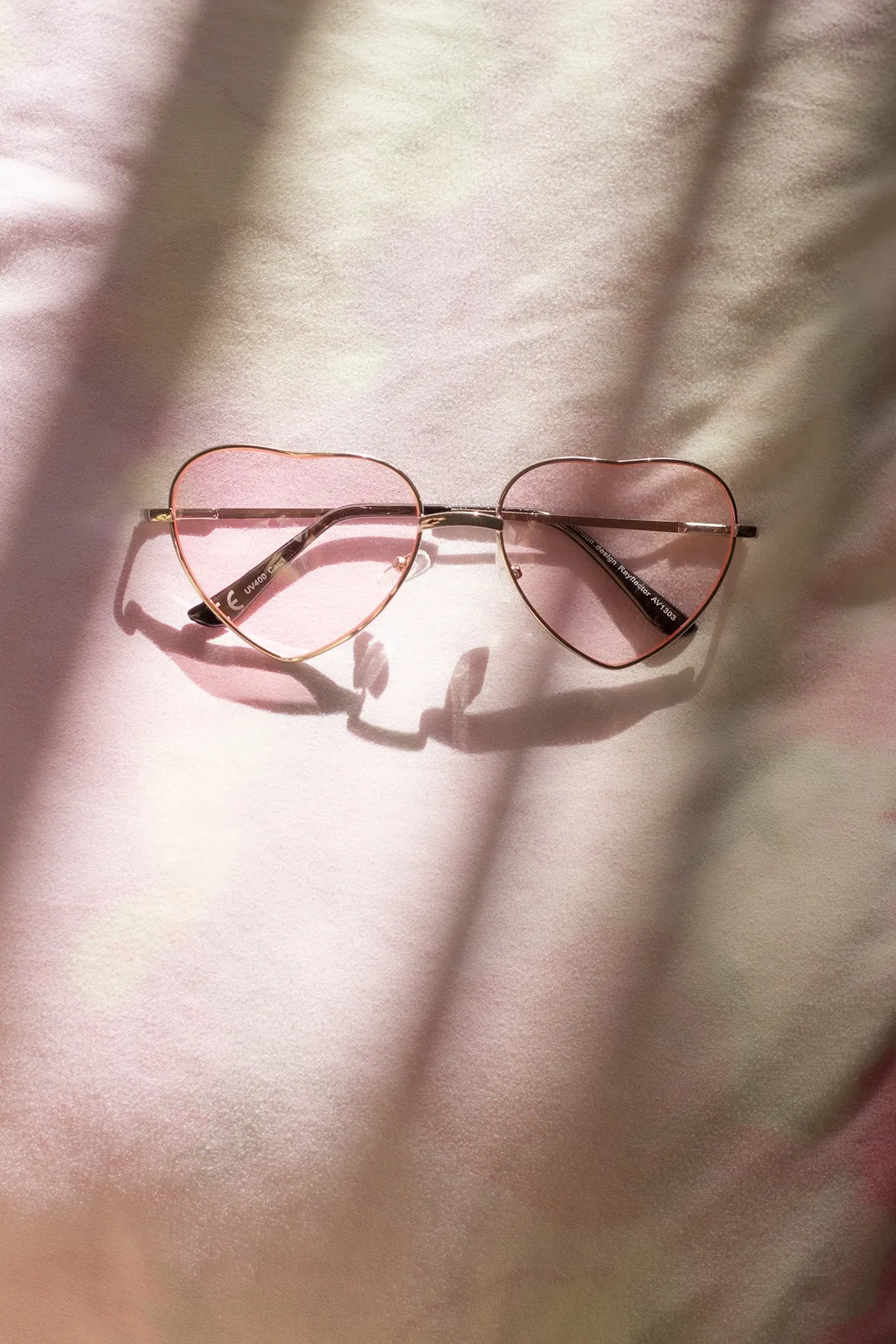 Tint Heart Frame Sunglasses