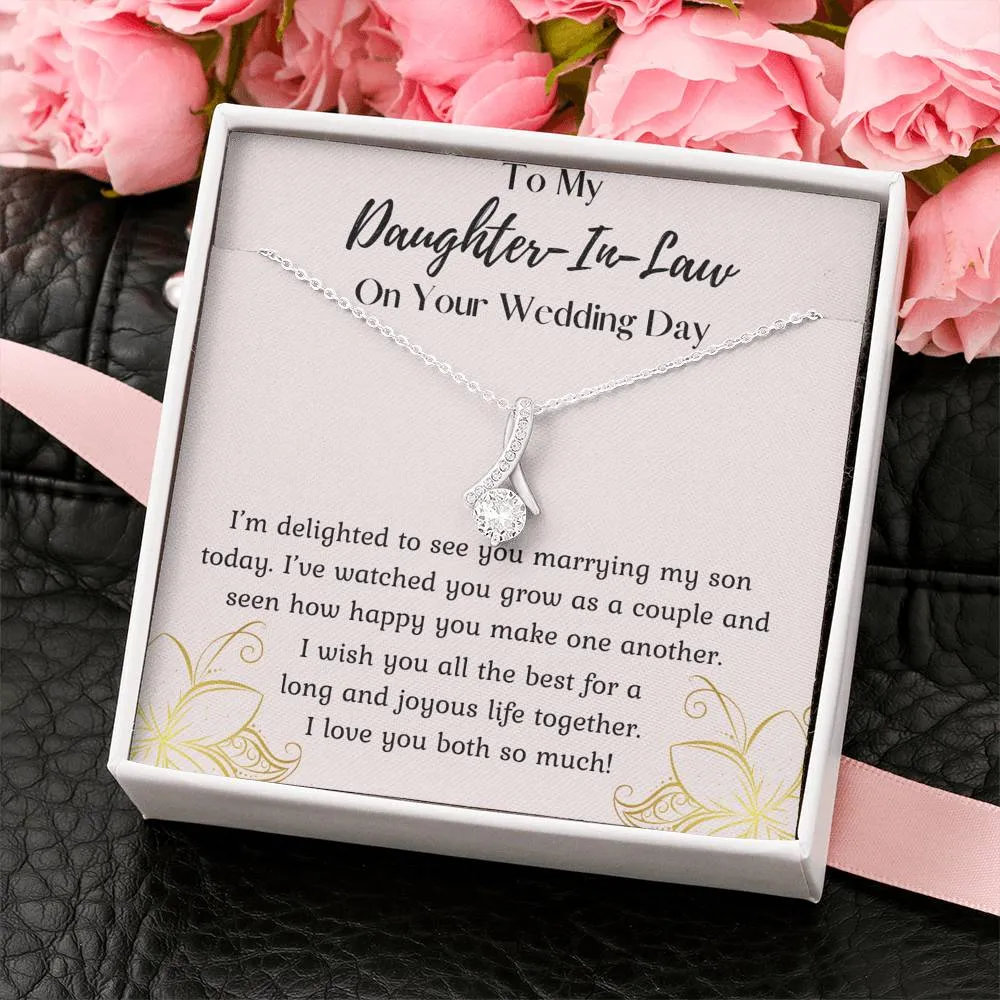 To My Daughter In Law On Your Wedding Day