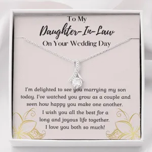 To My Daughter In Law On Your Wedding Day
