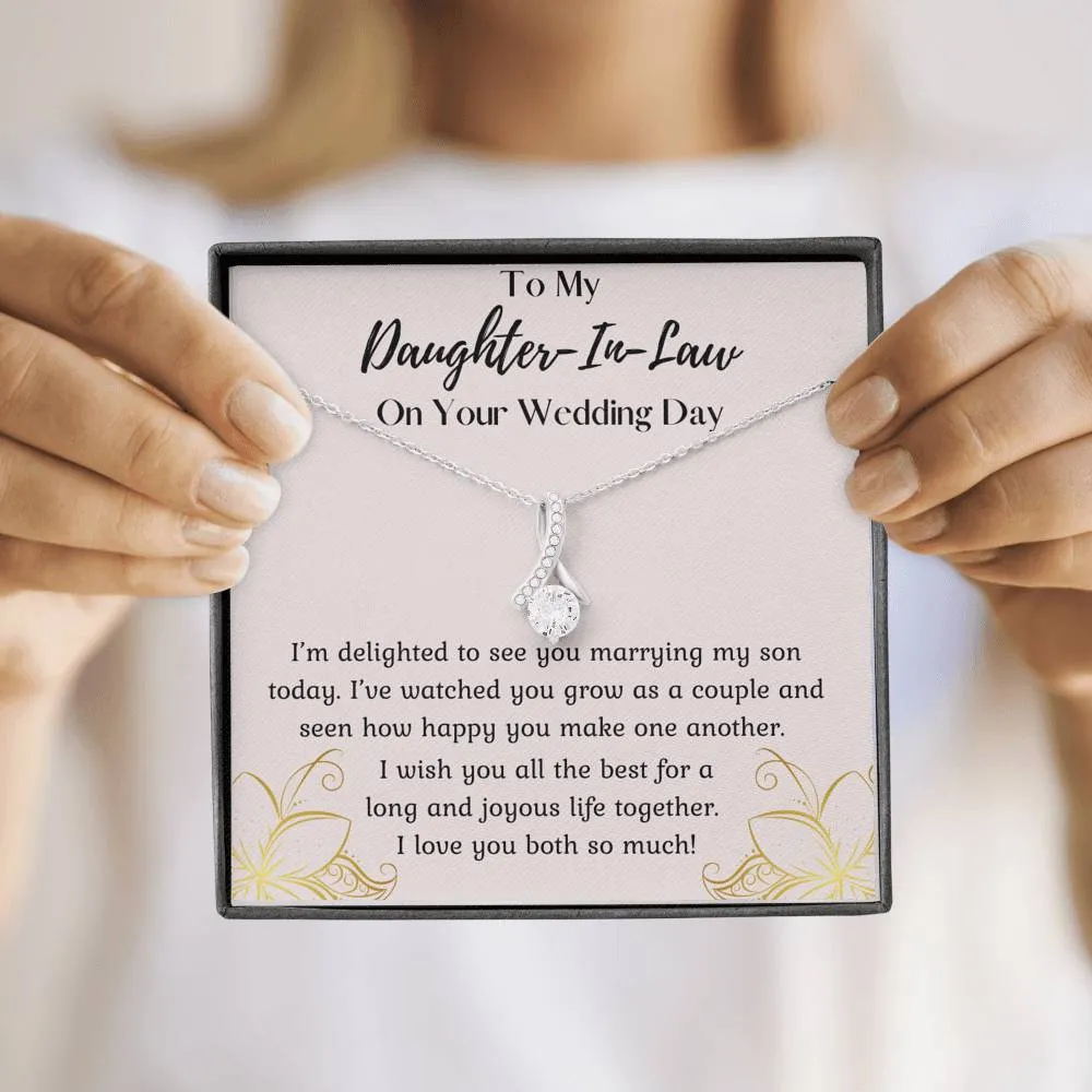 To My Daughter In Law On Your Wedding Day