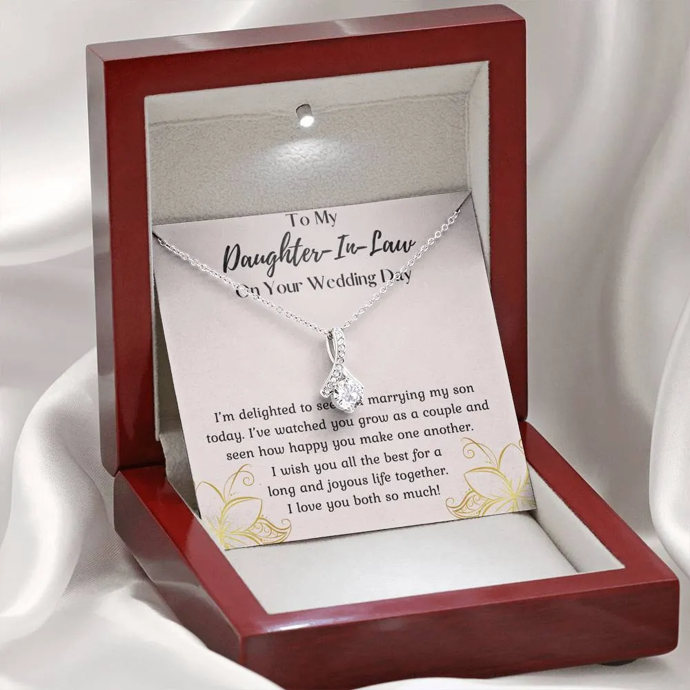 To My Daughter In Law On Your Wedding Day