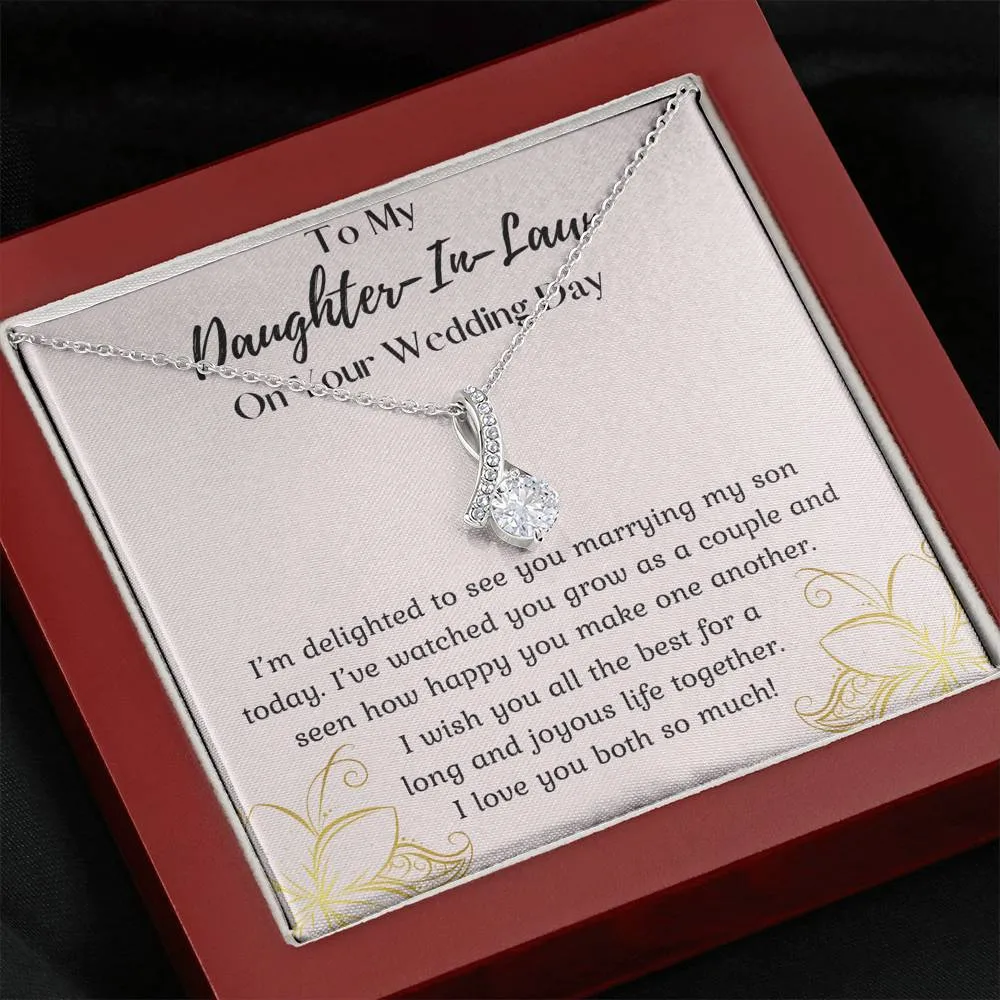 To My Daughter In Law On Your Wedding Day
