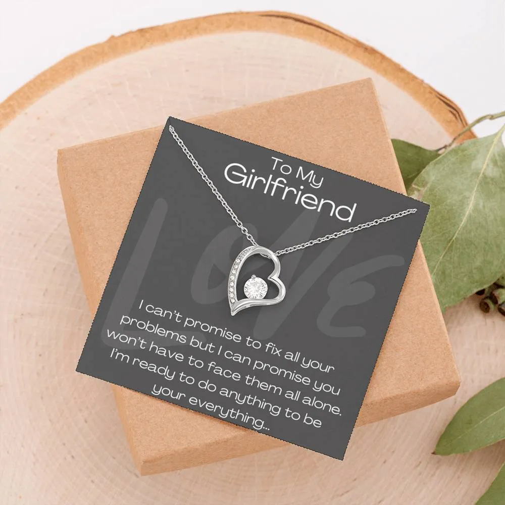 To My Girlfriend Forever Love Necklace, Gift for Girlfriend, Gift for Her, Anniversary Gift, Birthday