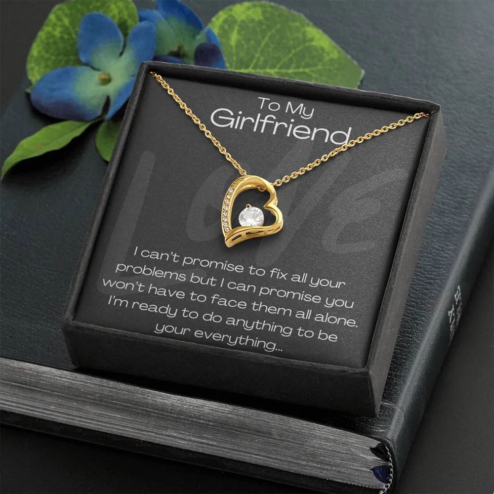 To My Girlfriend Forever Love Necklace, Gift for Girlfriend, Gift for Her, Anniversary Gift, Birthday