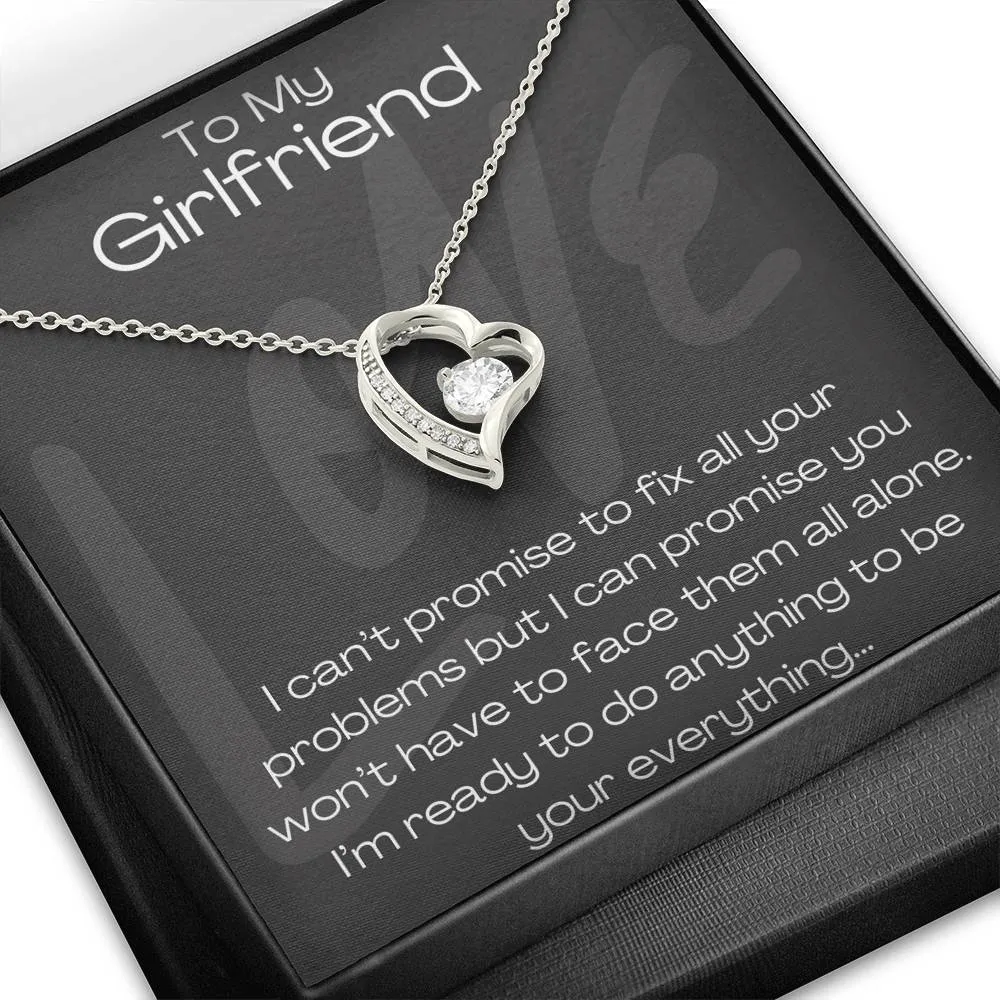 To My Girlfriend Forever Love Necklace, Gift for Girlfriend, Gift for Her, Anniversary Gift, Birthday
