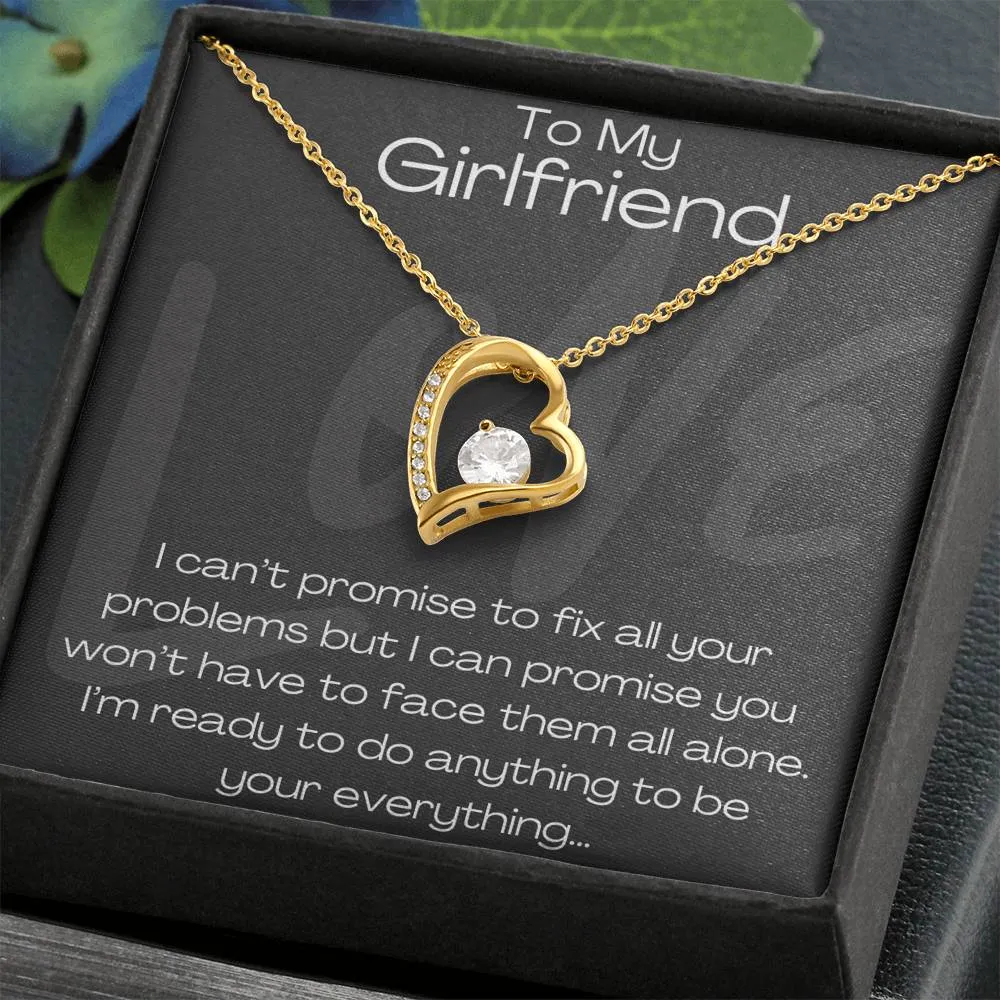 To My Girlfriend Forever Love Necklace, Gift for Girlfriend, Gift for Her, Anniversary Gift, Birthday