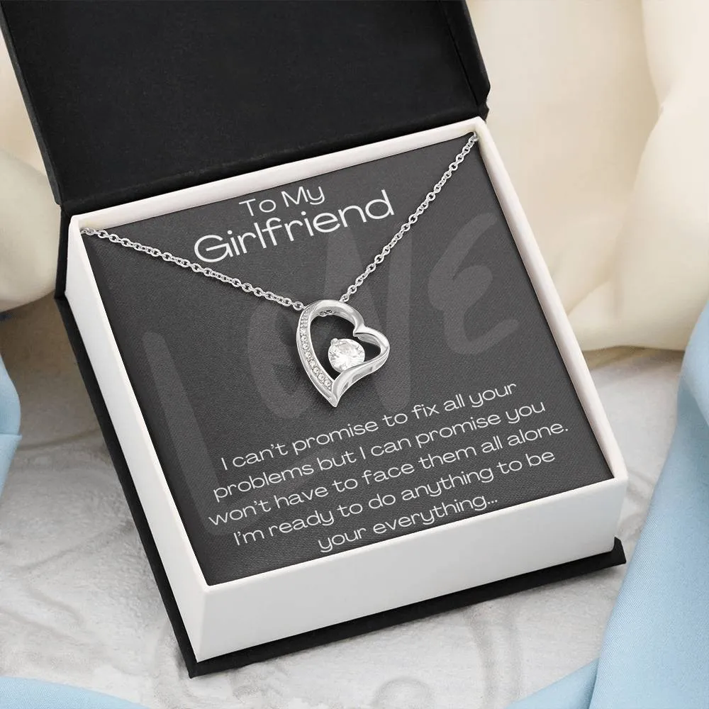 To My Girlfriend Forever Love Necklace, Gift for Girlfriend, Gift for Her, Anniversary Gift, Birthday