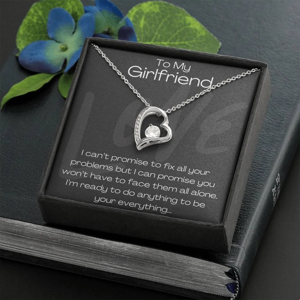 To My Girlfriend Forever Love Necklace, Gift for Girlfriend, Gift for Her, Anniversary Gift, Birthday