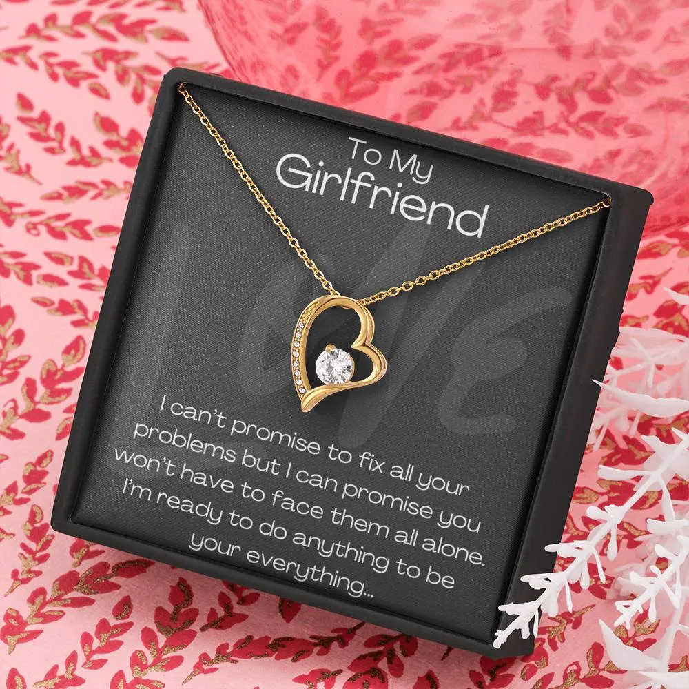 To My Girlfriend Forever Love Necklace, Gift for Girlfriend, Gift for Her, Anniversary Gift, Birthday