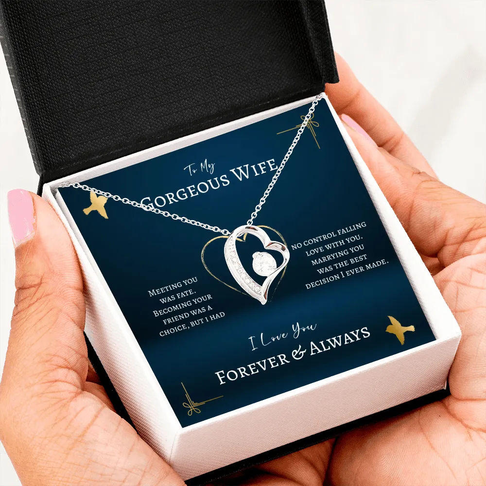 To My Gorgeous Wife Gift - Meeting You Was Fate