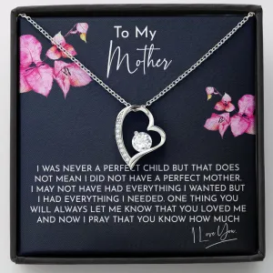 To My Mother Forever Love Necklace