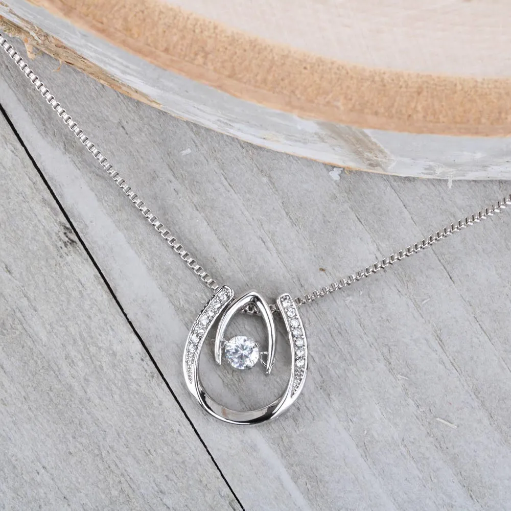 To My Wife Gift - Lucky in Love Necklace