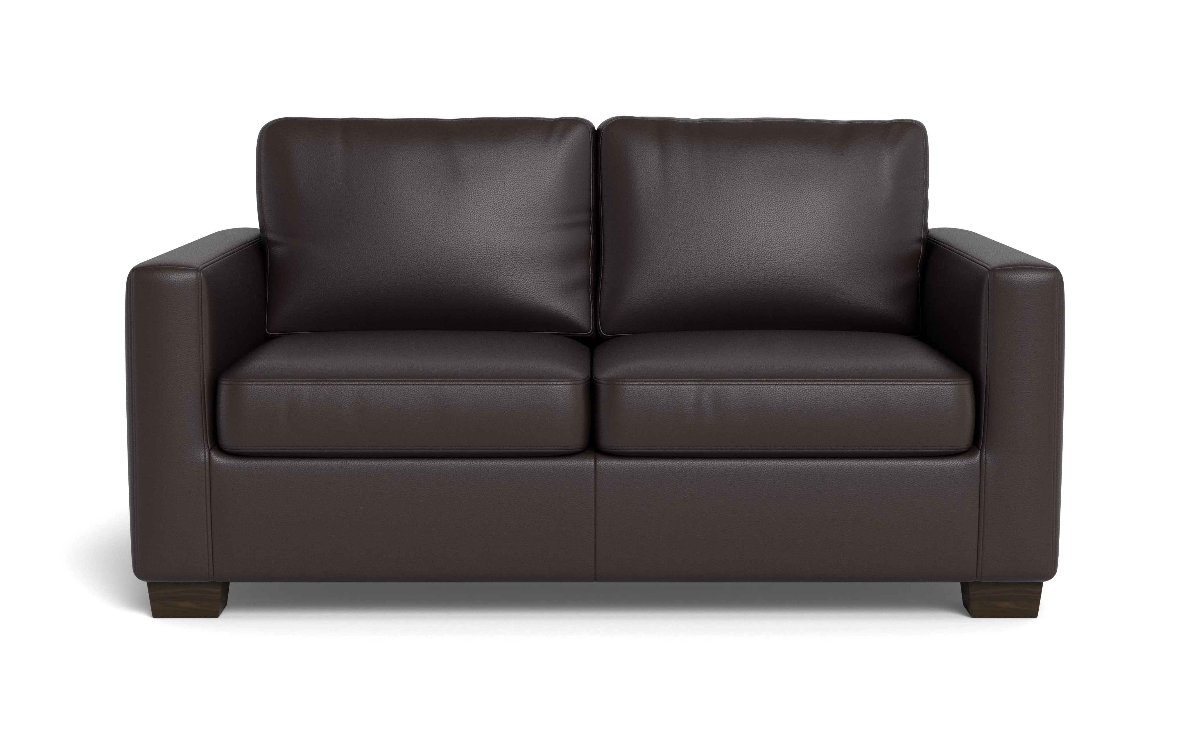 Track 62" Leather Loveseat