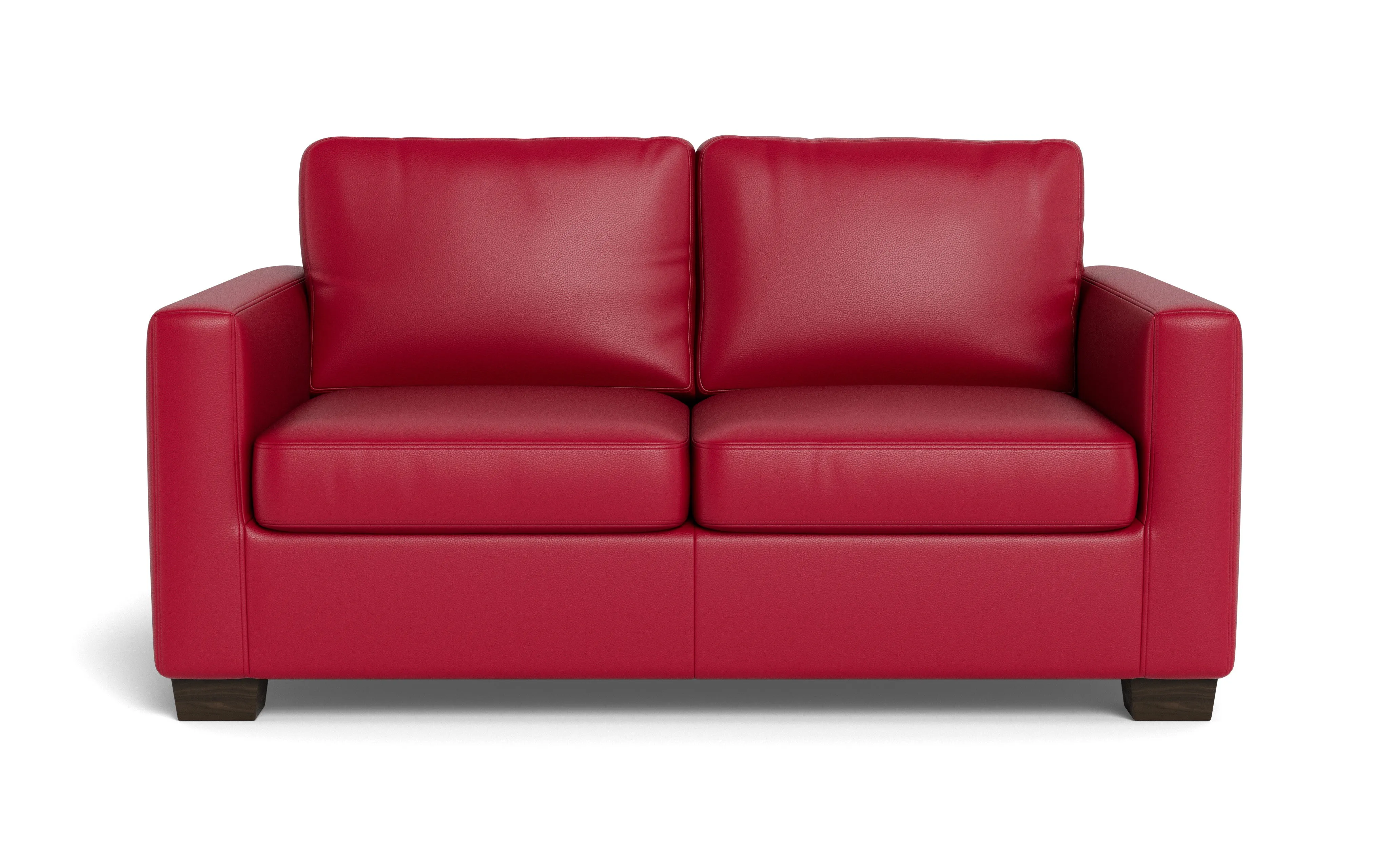 Track 62" Leather Loveseat