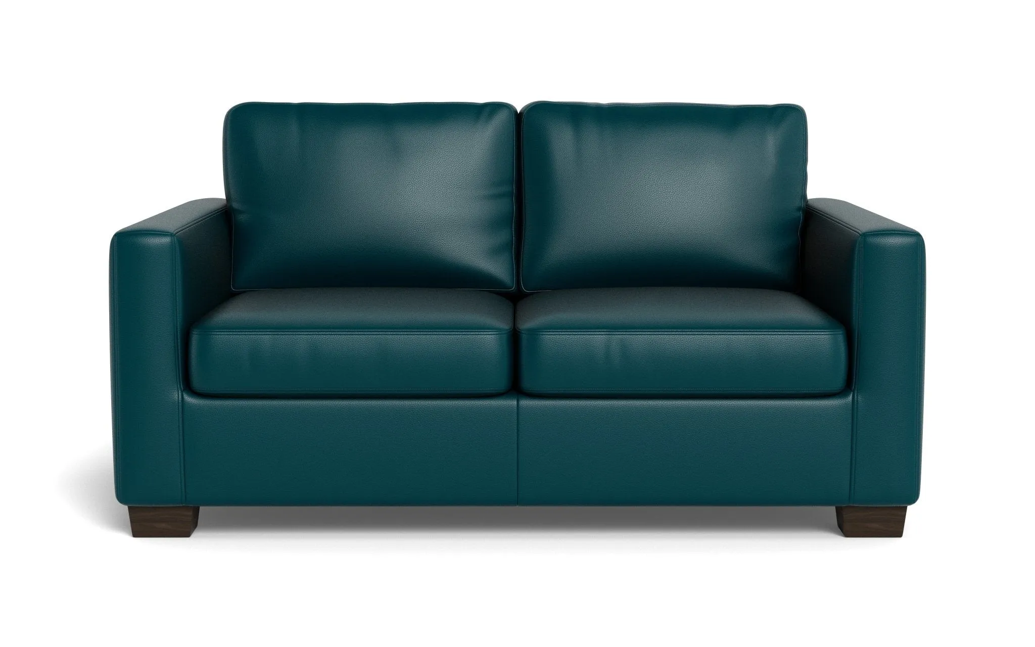 Track 62" Leather Loveseat