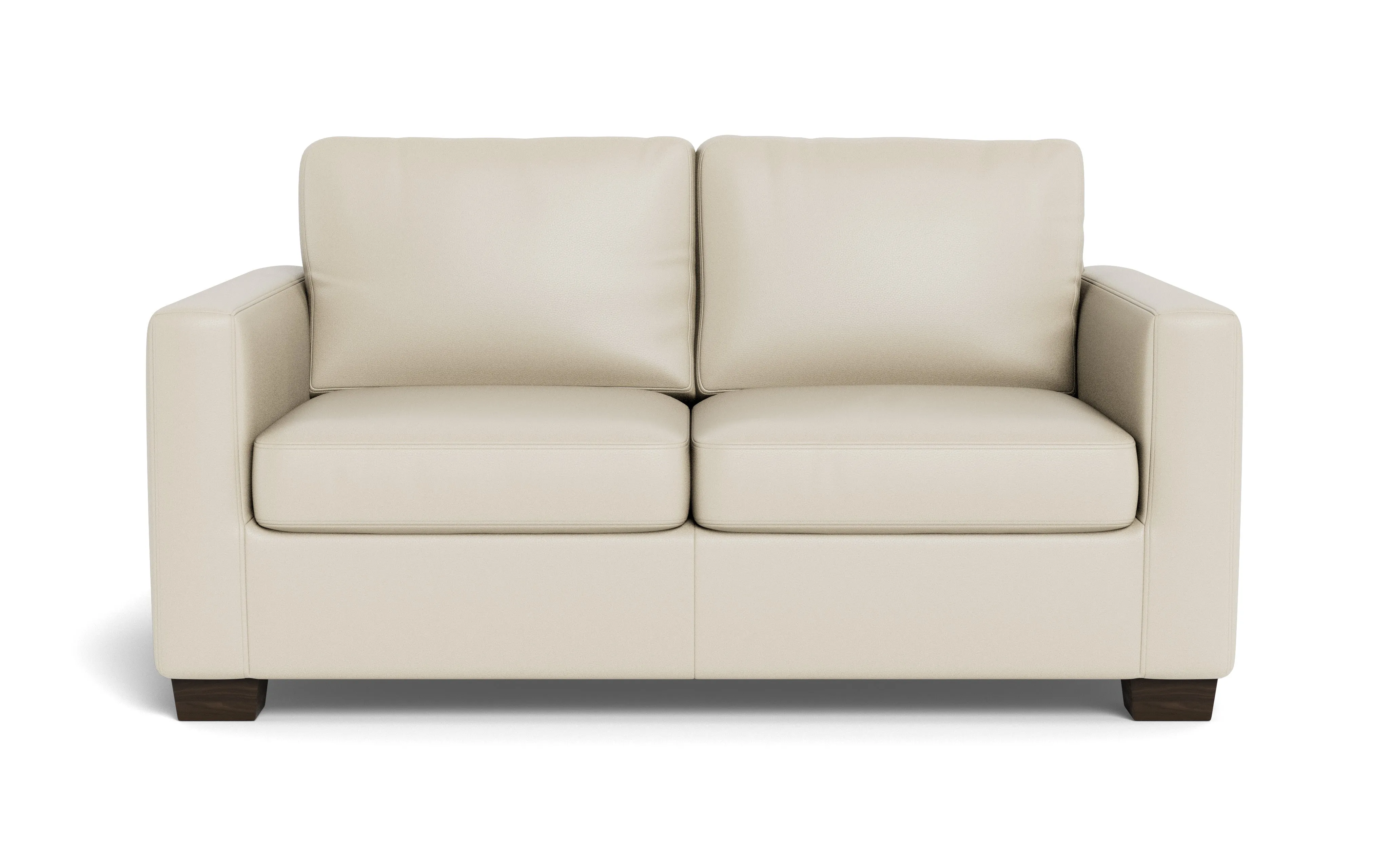 Track 62" Leather Loveseat