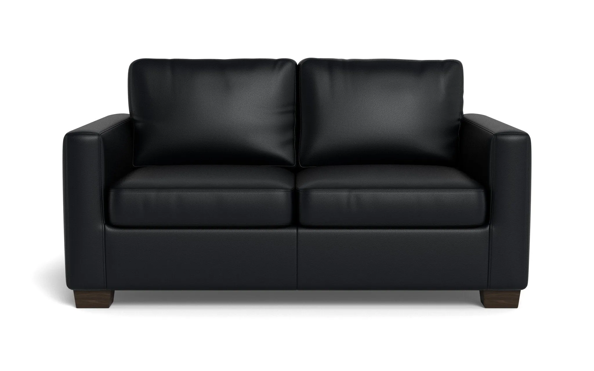 Track 62" Leather Loveseat