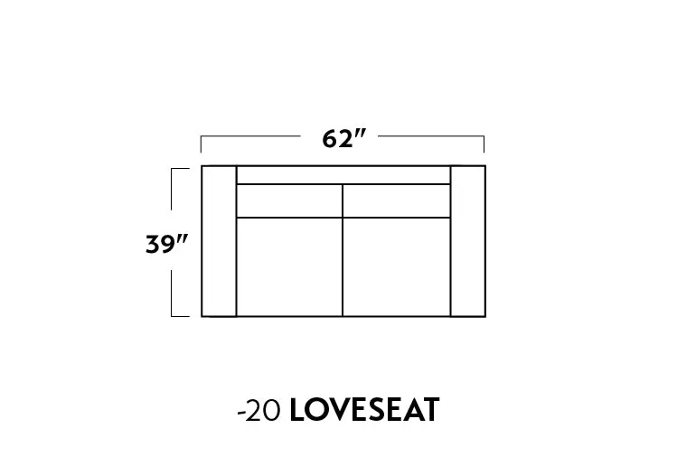 Track 62" Loveseat