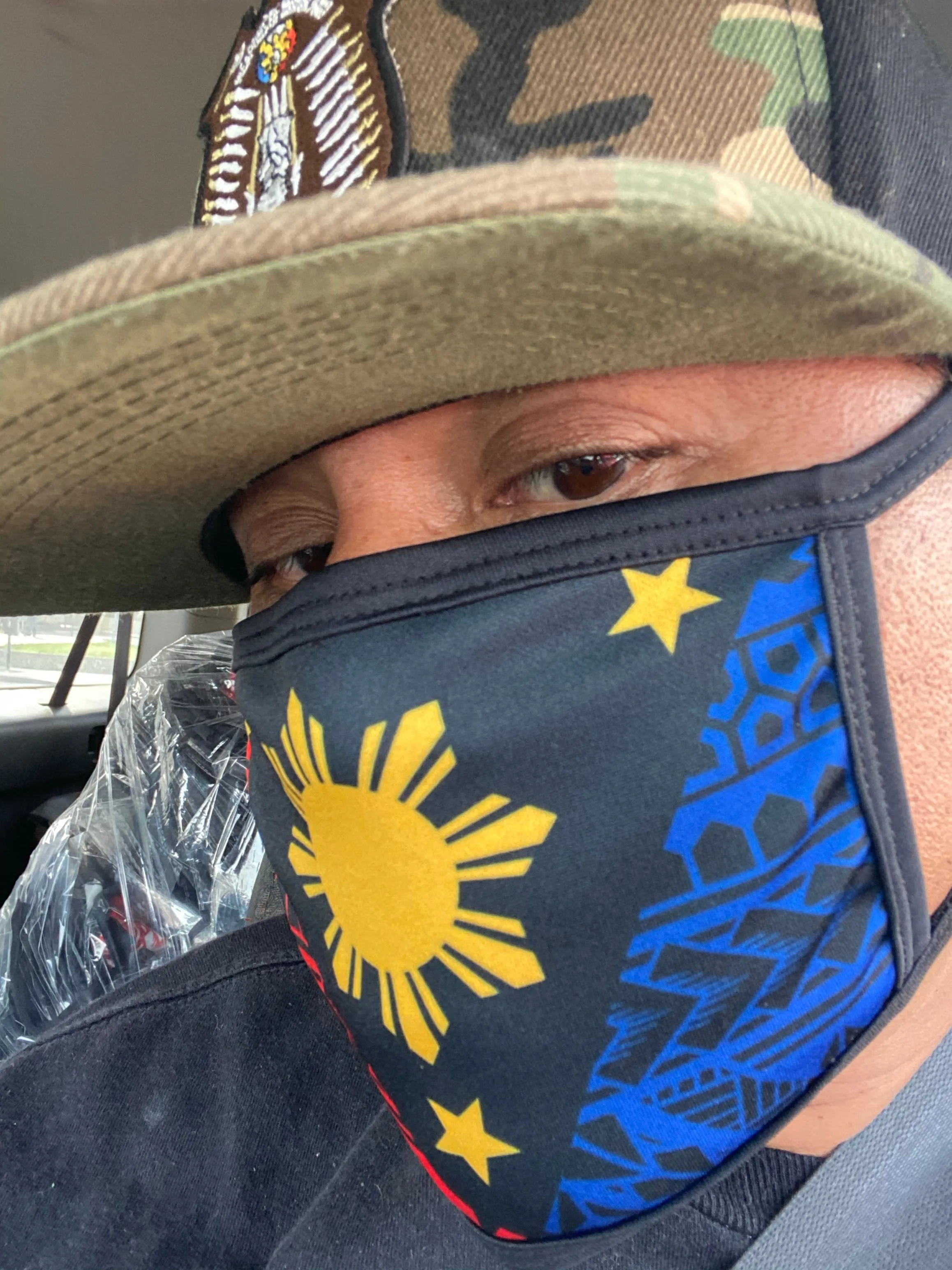 Tribal Philippine Flags Protective Dust masks (Black Limited Edition)