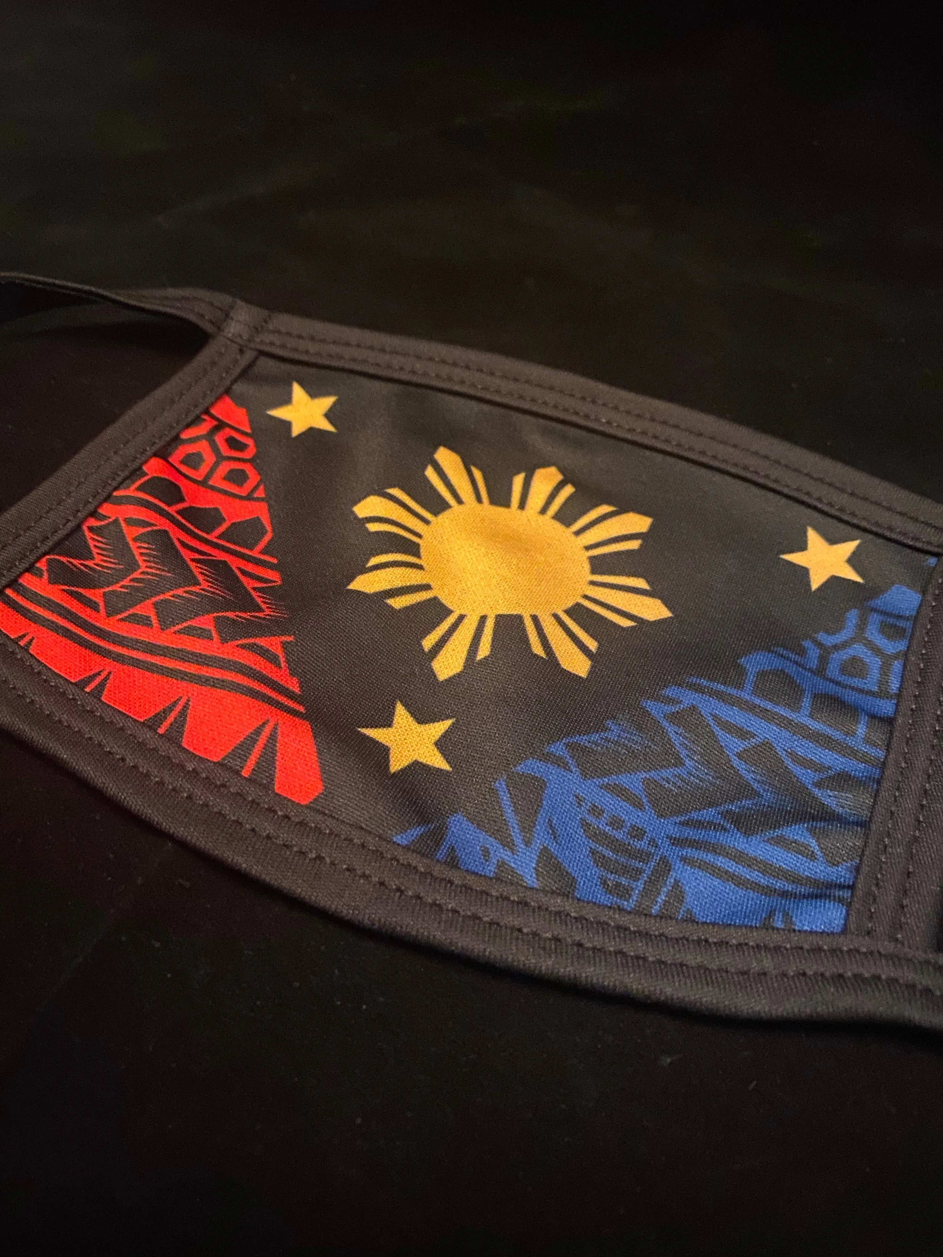 Tribal Philippine Flags Protective Dust masks (Black Limited Edition)