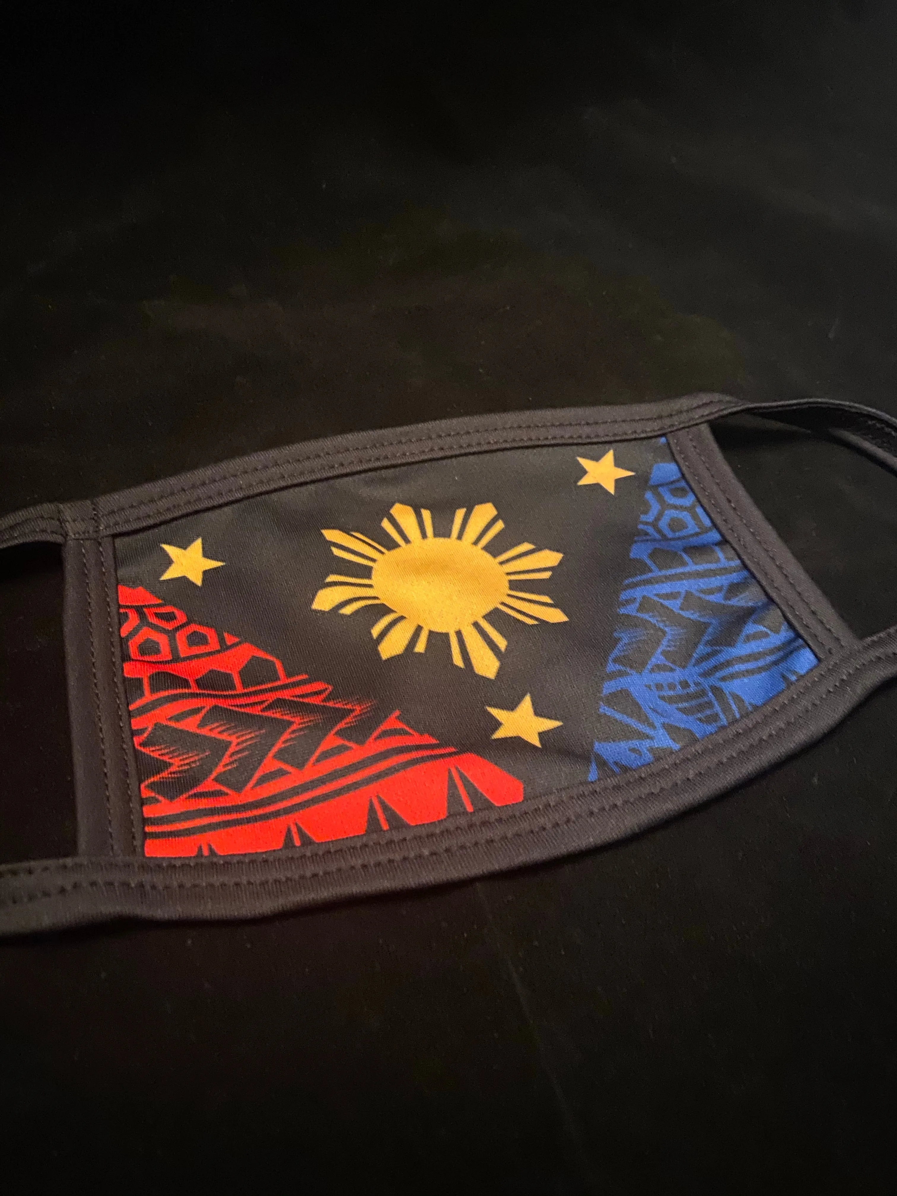 Tribal Philippine Flags Protective Dust masks (Black Limited Edition)