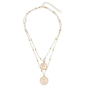 US Eagle Coin Classic Layered Necklace