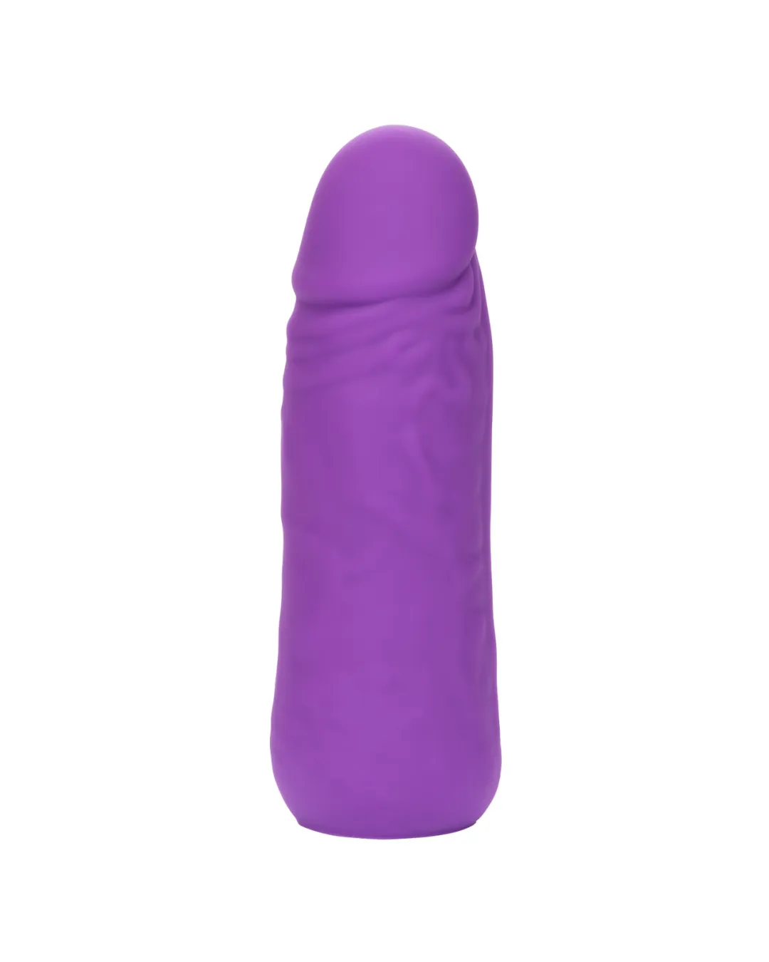 Vibrating Stud Mini Cock Shaped Bullet Vibrator - Purple