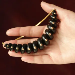 Victorian Piqué Swirl Necklace