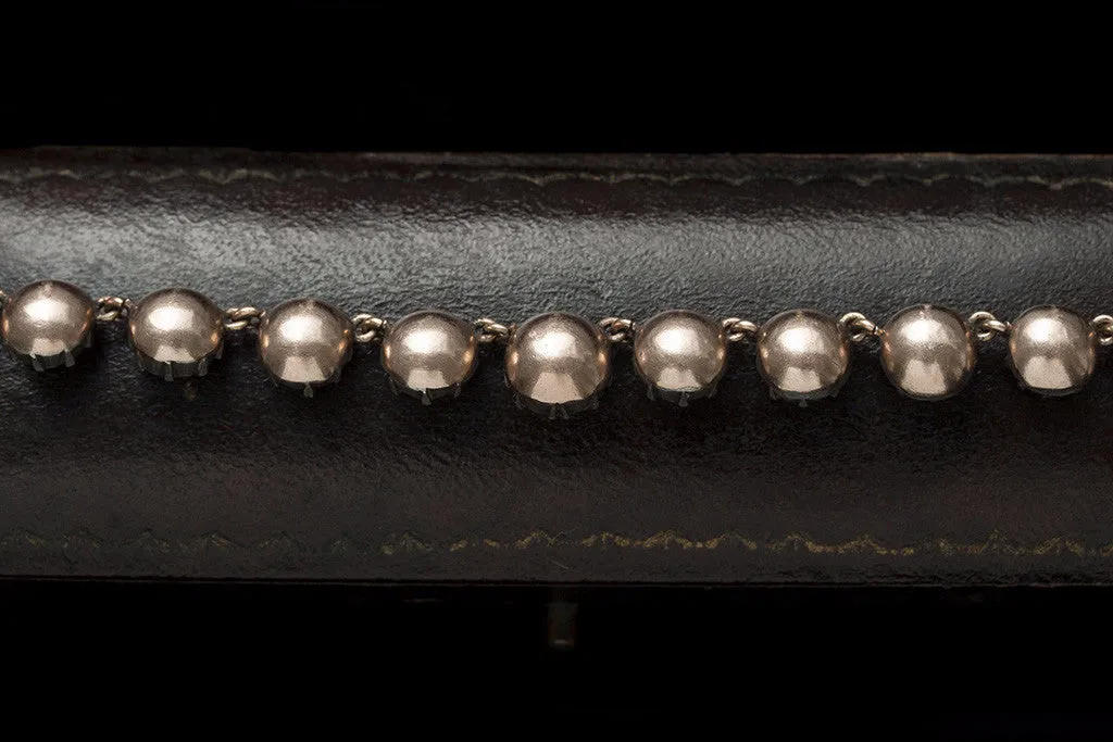 Victorian White Paste Rivière Necklace
