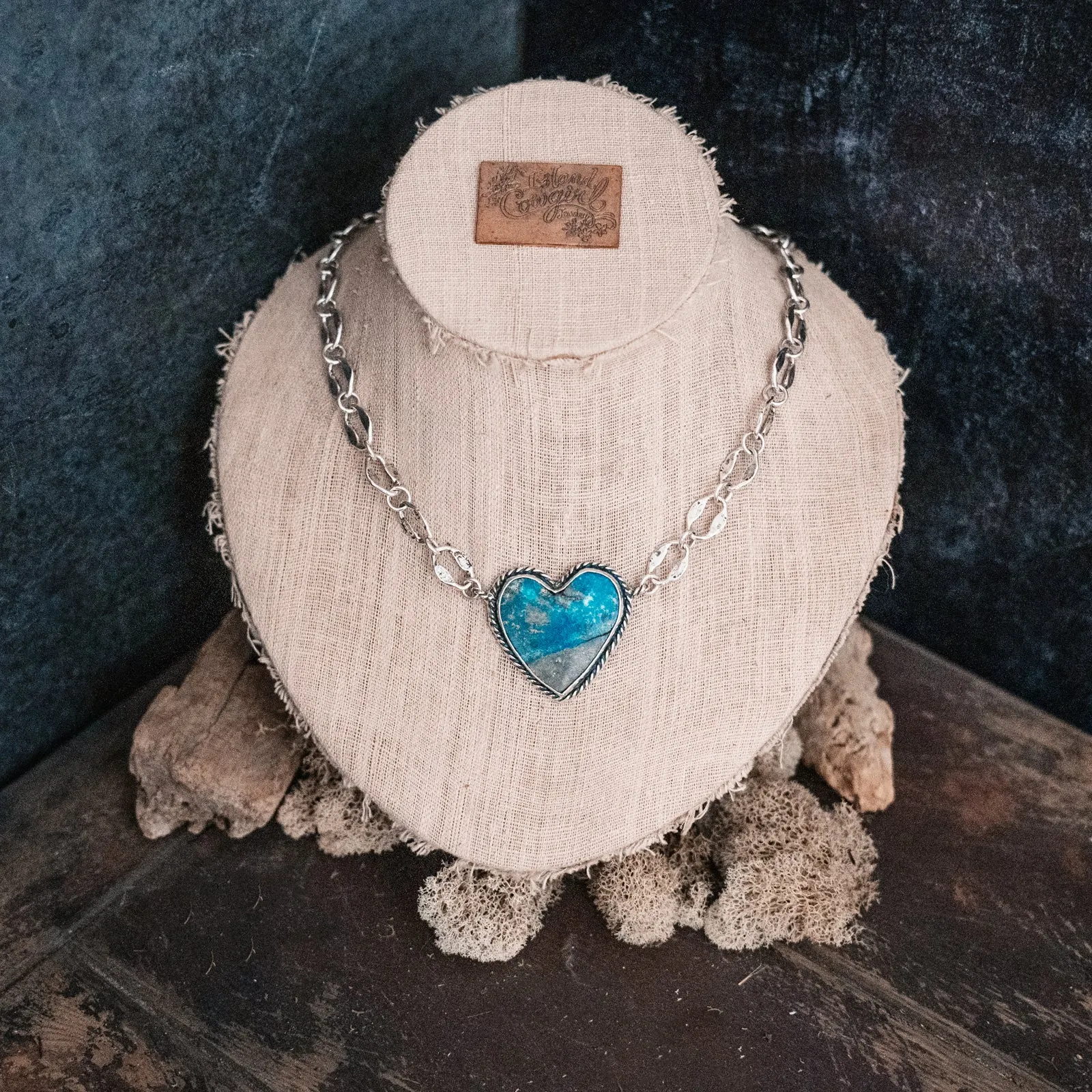 Warrior Heart Morenci Turquoise Necklace
