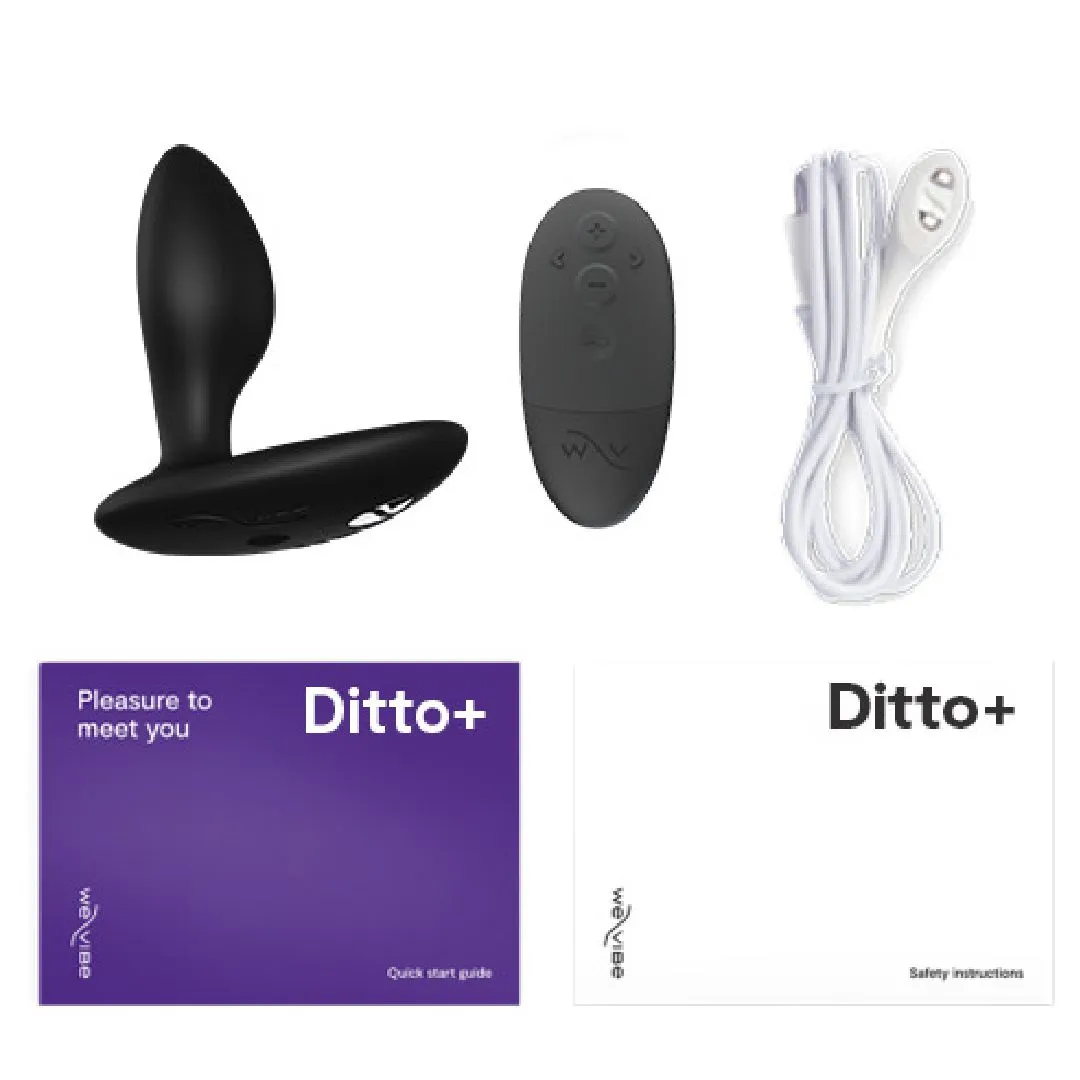 We-Vibe Ditto  Vibrating App Controlled Anal Plug - Black