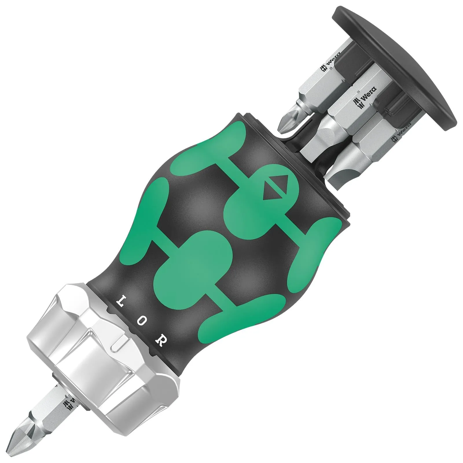 Wera Stubby Screwdriver Ratchet Function Kraftform Kompakt Magazine RA 4 6 Piece PH SL SQ