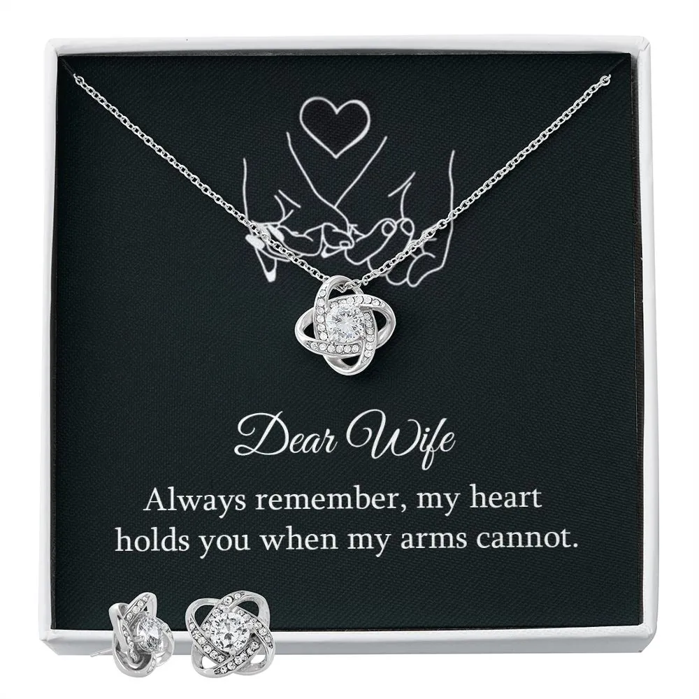 Wife Love Knot Jewelry Set-Always remember