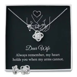 Wife Love Knot Jewelry Set-Always remember