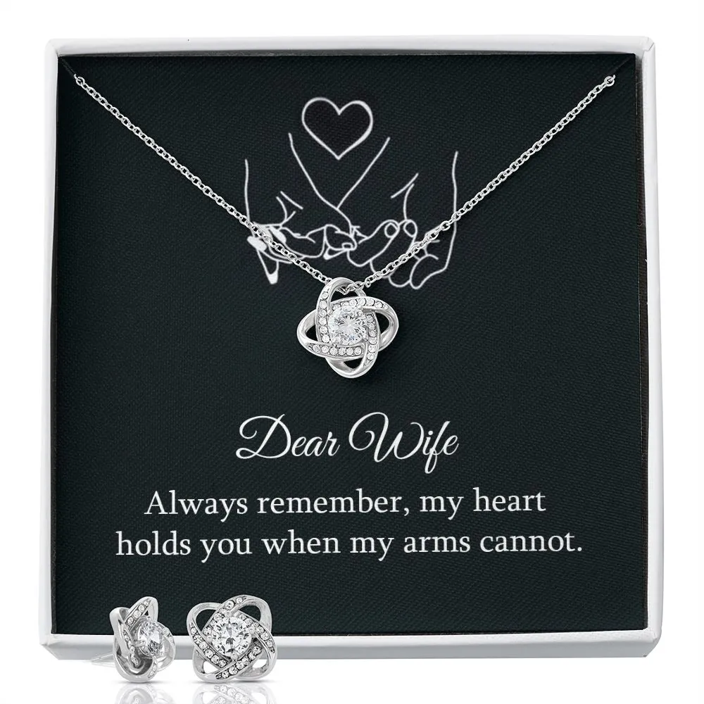 Wife Love Knot Jewelry Set-Always remember