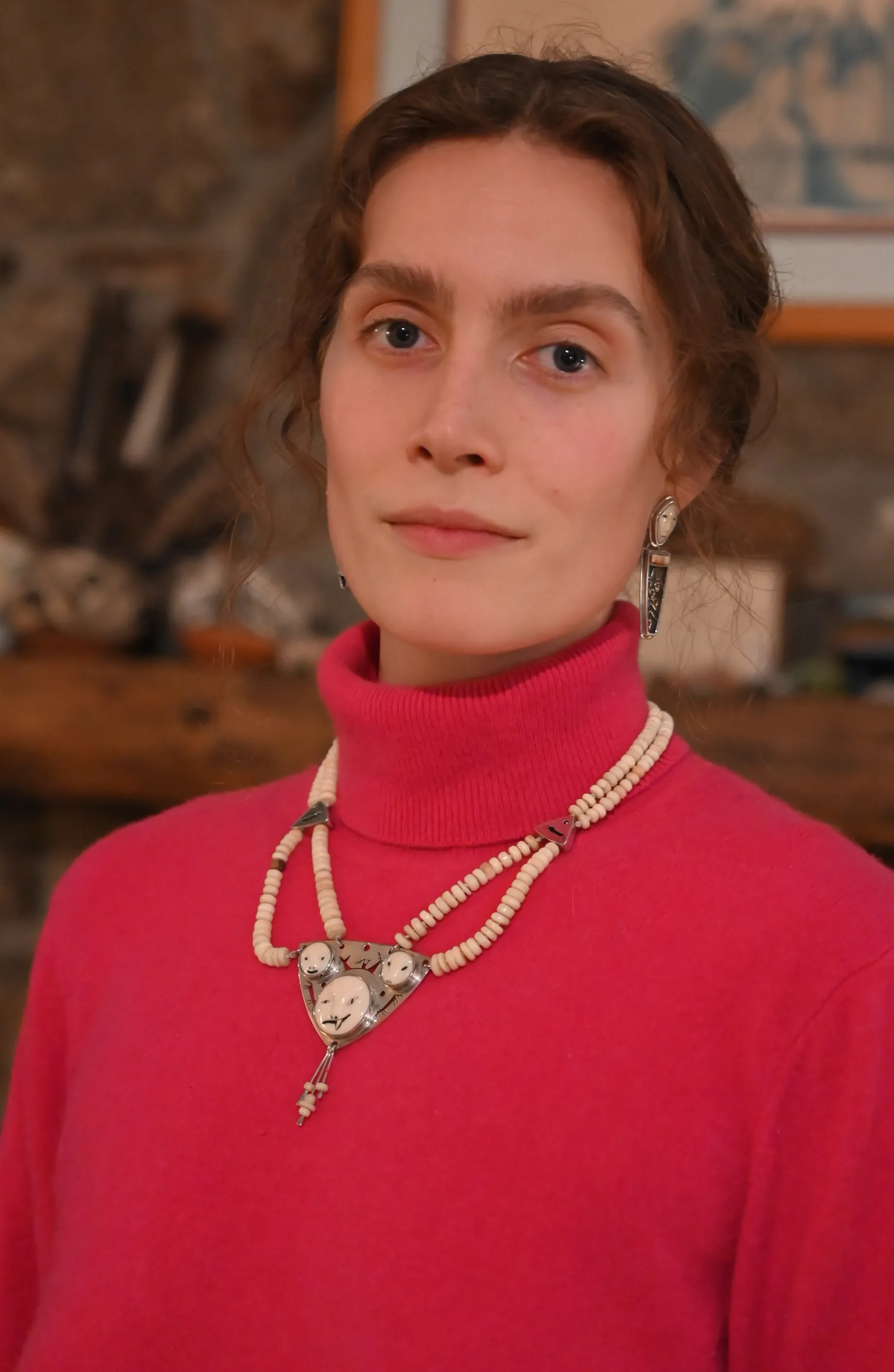 Wolf/Killer Whale Transformation Necklace by Denise Wallace