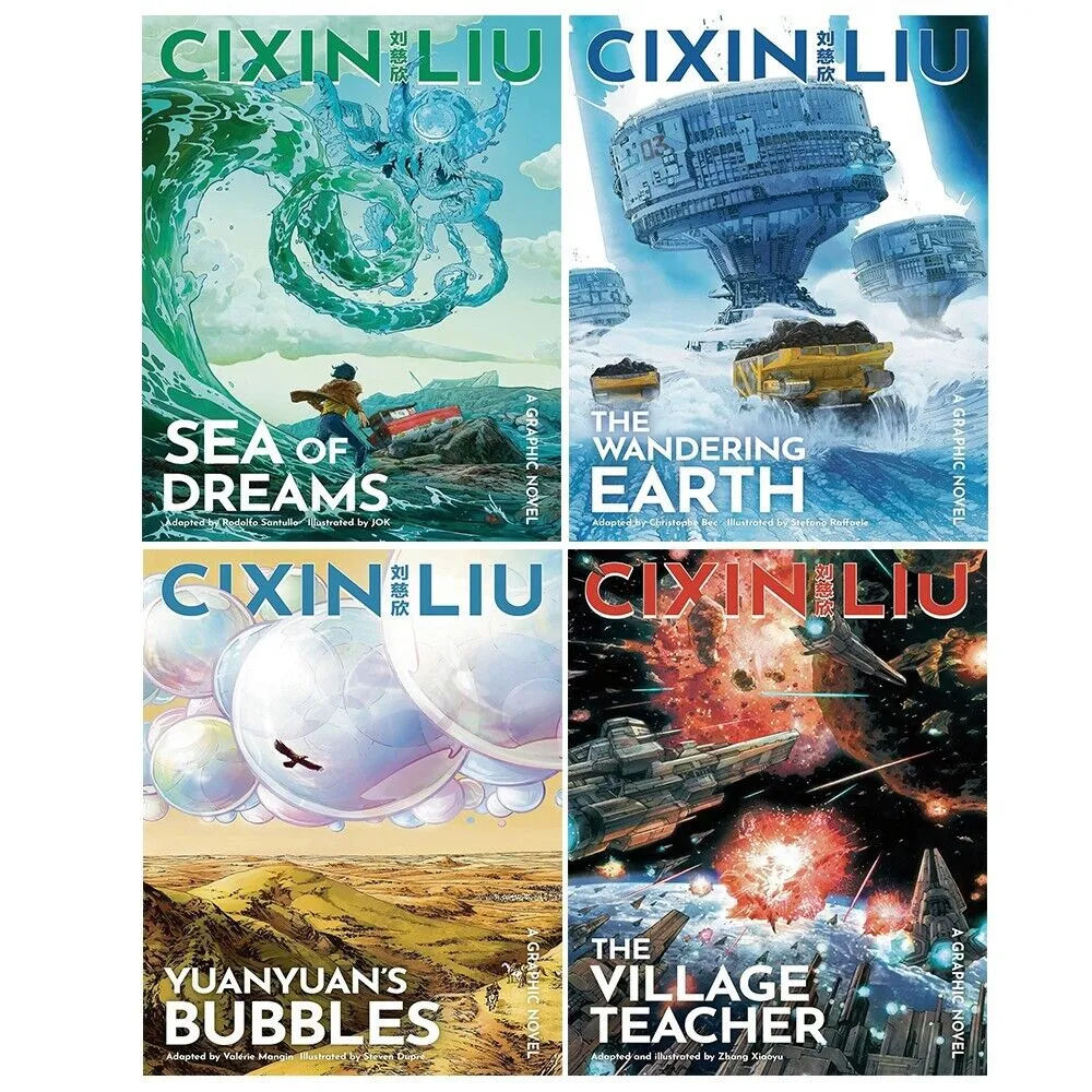 Worlds of Cixin Liu Series 4 Collection Books Set by Cixin Liu Yuanyuan's Bubble