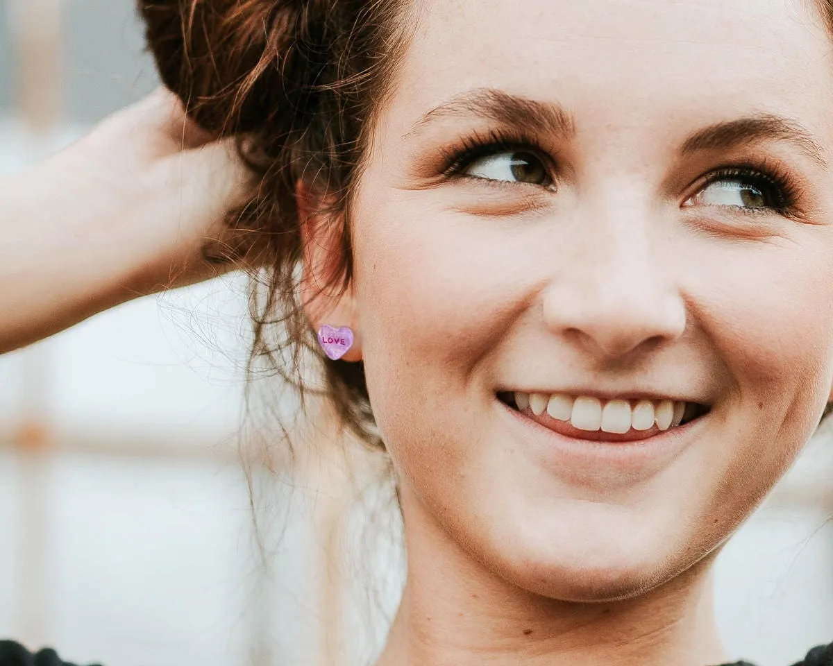 Yaas Queen Conversation Heart Earrings