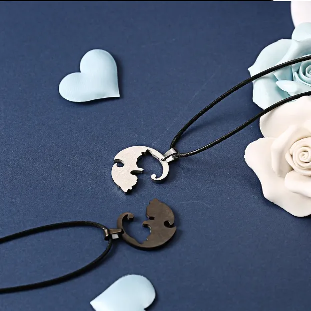 Yin Yang Cat Necklace