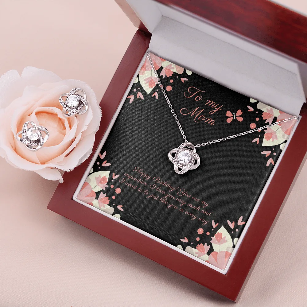 You Are My Inspiration Love Knot Necklace & Earrings