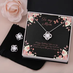 You Are My Inspiration Love Knot Necklace & Earrings