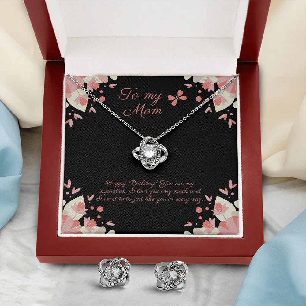 You Are My Inspiration Love Knot Necklace & Earrings