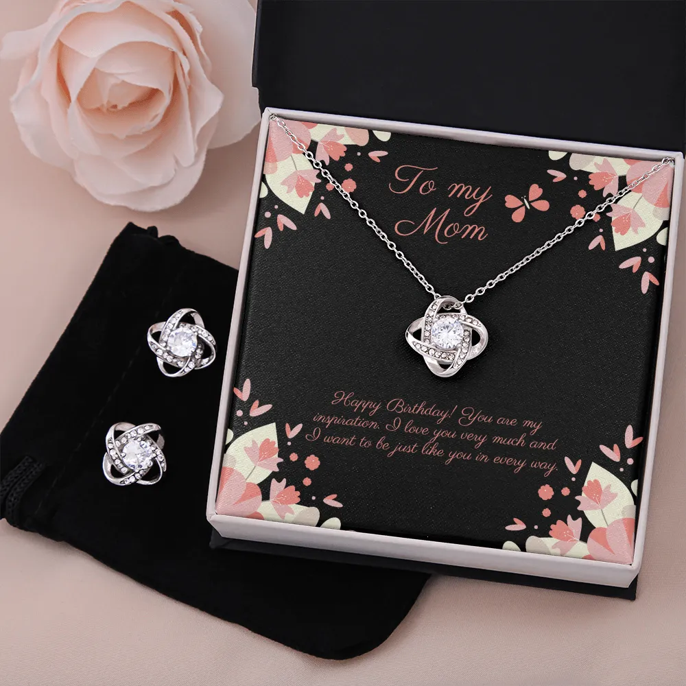 You Are My Inspiration Love Knot Necklace & Earrings