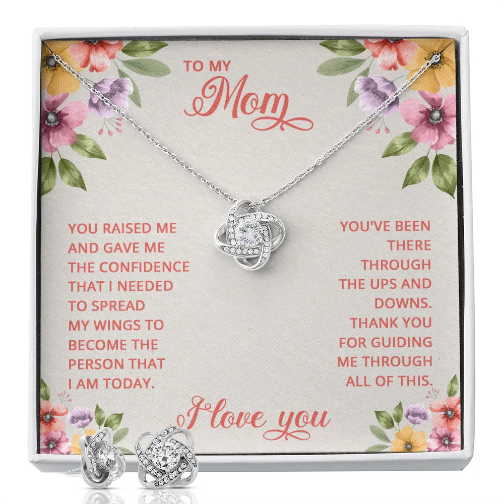 You gave me confidence-Love Knot Jewelry Set for Mom