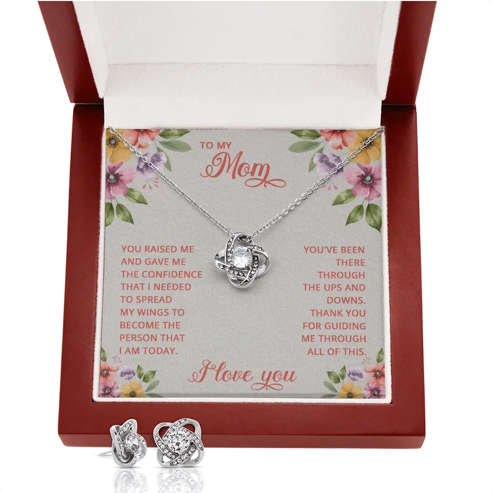 You gave me confidence-Love Knot Jewelry Set for Mom