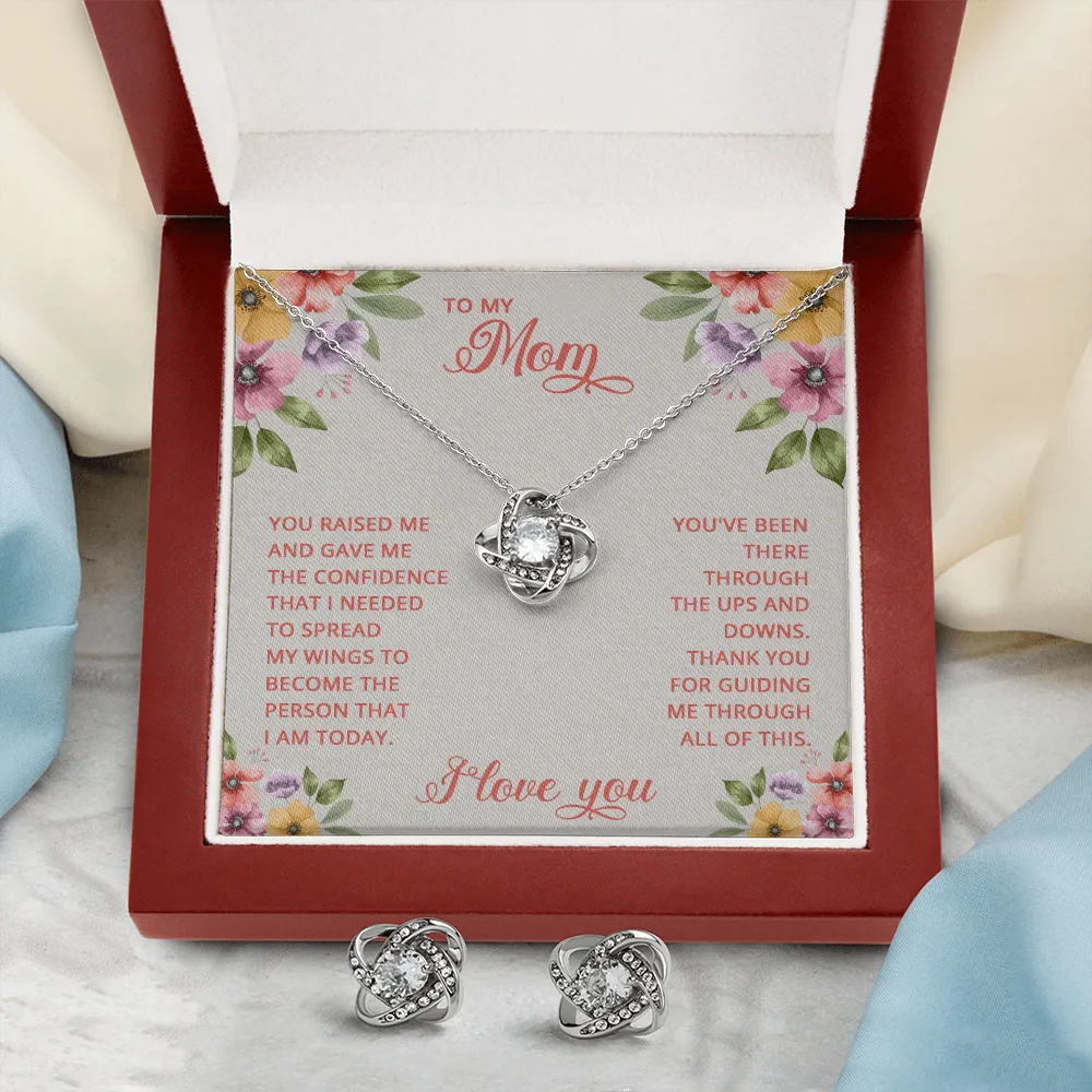 You gave me confidence-Love Knot Jewelry Set for Mom